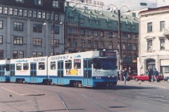 Tram class M21 (now M31), Gothenburg, August 1993